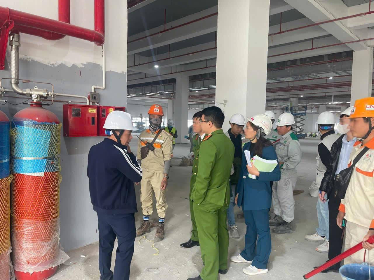 Nghiệm thu hệ thống PCCC KCN Liên Hà Thái