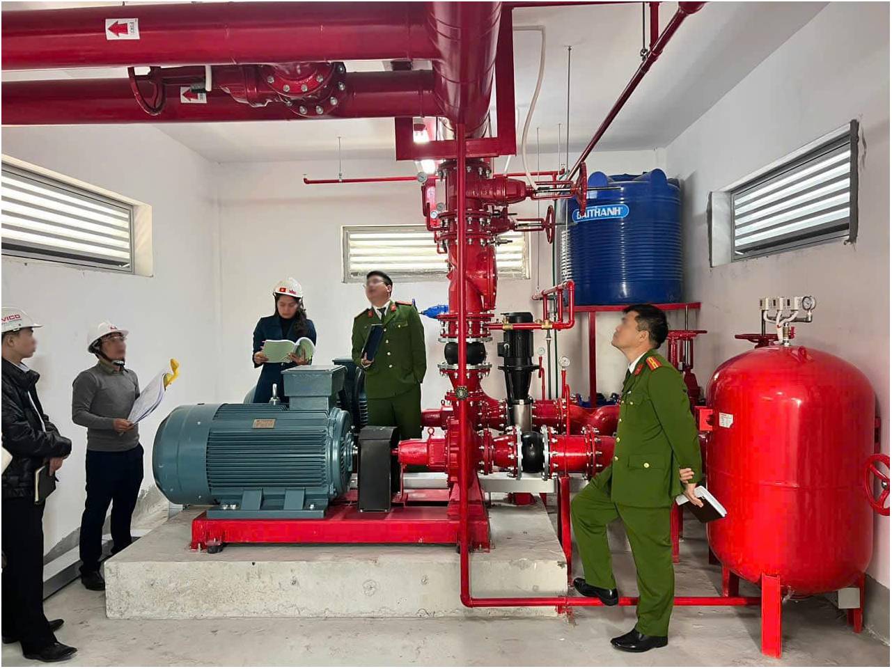 Nghiệm thu hệ thống PCCC KCN Liên Hà Thái